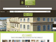 Tablet Screenshot of hotel-carre-vieux-port.com